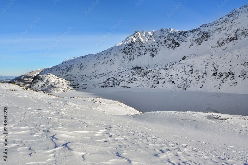 Piękna zima w górach, Tatry Polska