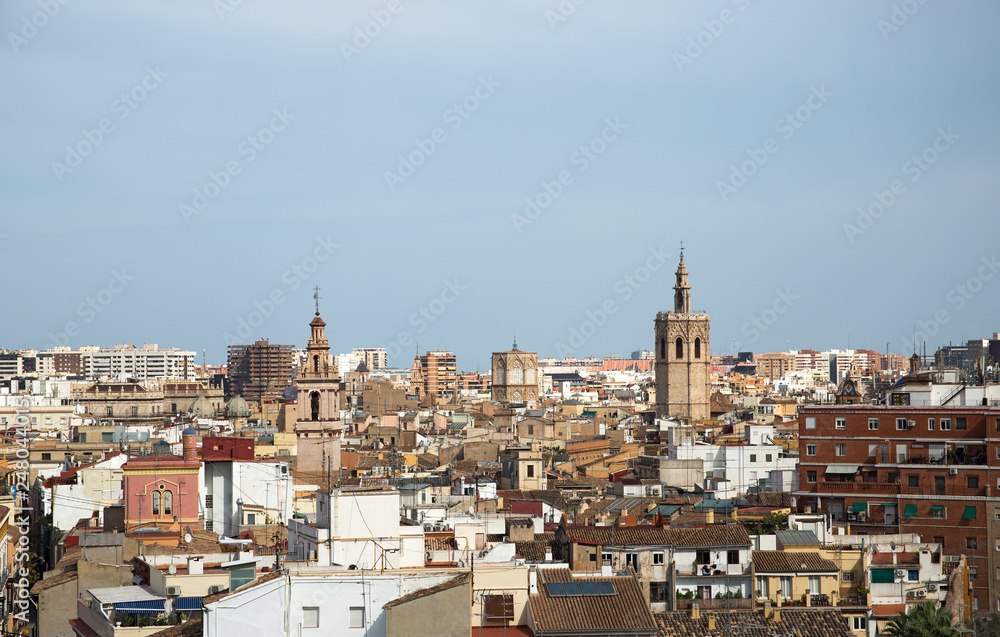 View of the Valencia from the Quart Towers (Torres de Quart)