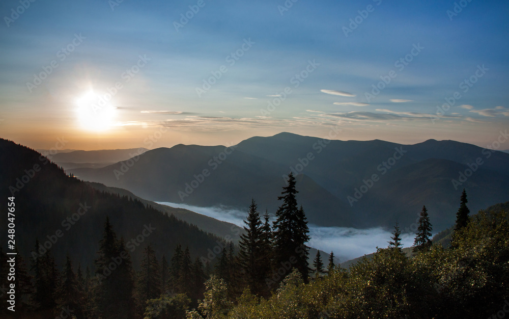 Obraz premium The Carpathians mountains