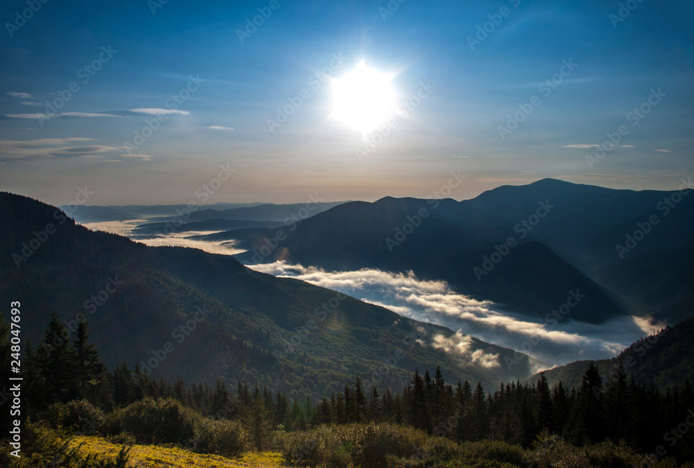 Obraz premium The Carpathians mountains
