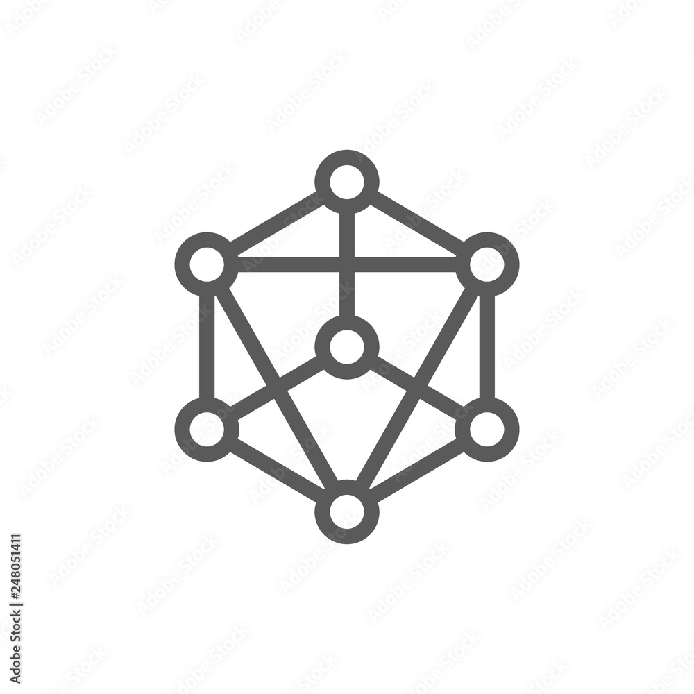 Blockchain technology, block chain, cryptocurrency, bitcoin, digital key line icon. Blockchain technology, block chain, cryptocurrency, bitcoin, digital key line icon.