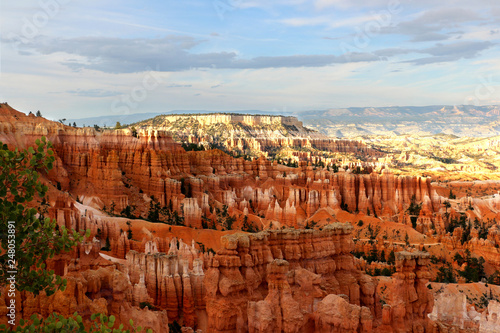 Bryce Canyon National Park is a United States National Park in Utah's Canyon Country. The spectacular Bryce Canyon - not actually a canyon, but rather a giant natural amphitheater created by erosion.