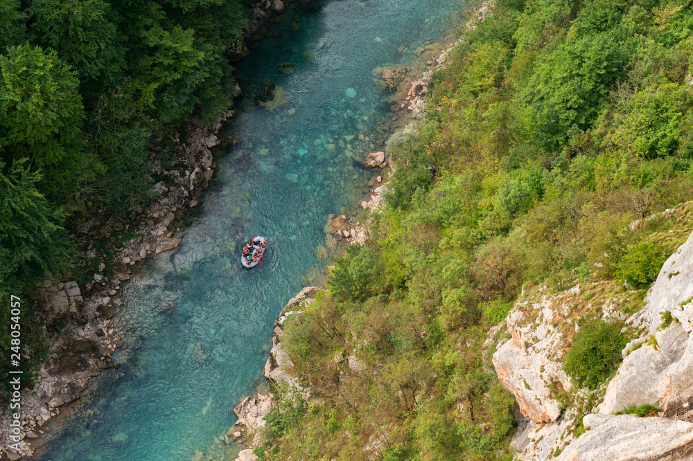 Rafting on the river Tara, Durmitor National Park, Montenegro