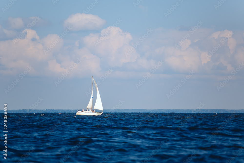 Obraz premium yacht on the sea