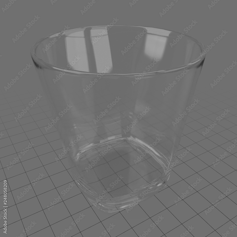 Empty shot glass 3 Ресурс 3D Stock | Adobe Stock