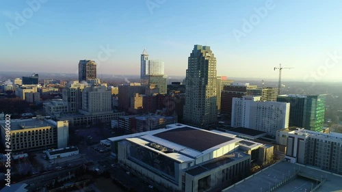 Downtown Raleigh, North Carolina, USA Skyline Aerial