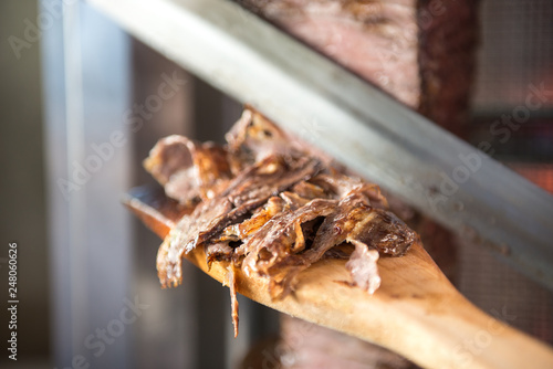 Photography Turkish Doner Kebab, Shawarma or Gyros