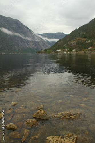 General views of the village of Eidjfrod - Norway