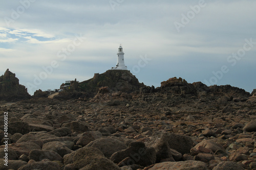 La Corbere lighthouse tower, Jersey