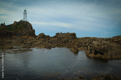 La Corbere lighthouse tower, Jersey