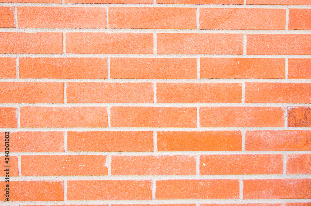 Obraz premium brick wall and cement mortar