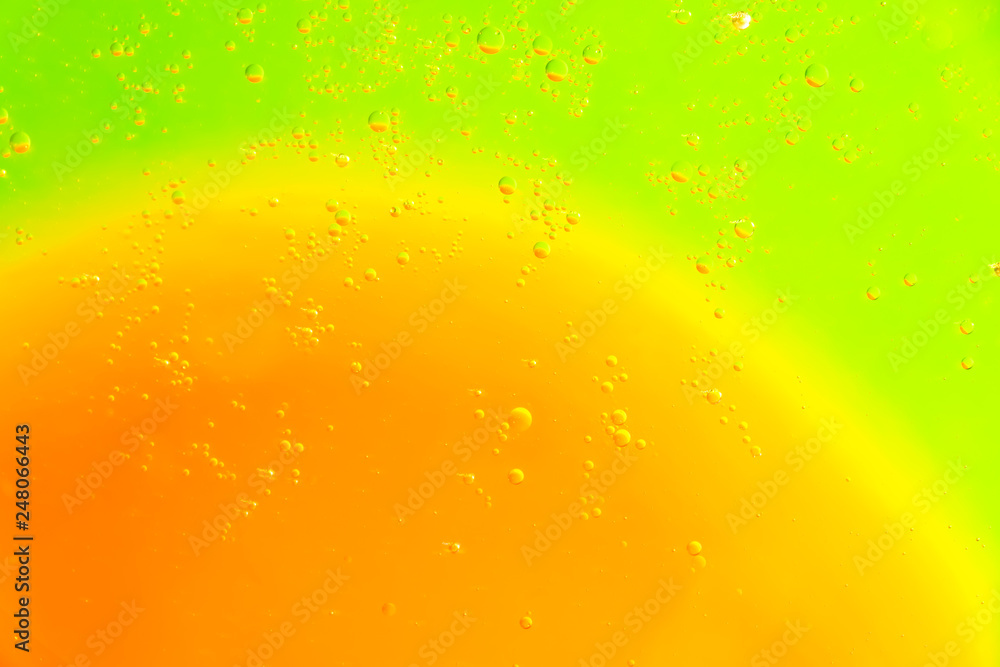Water and oil bubble background. Macro shot of beautiful Water and oil bubble background , with small and big bubbles Water and oil bubble background. Macro shot of beautiful Water and oil bubble background , with small and big bubbles