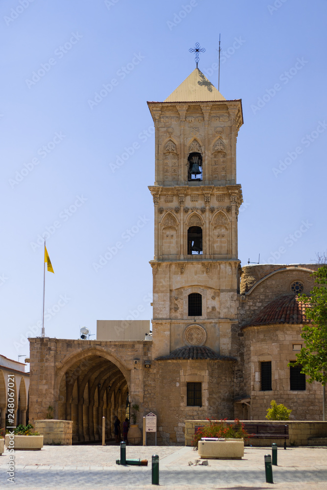 Obraz premium Church of St. Lazarus. made of stones. Popular tourist destination. LARNACA, CYPRUS. Summer mood, travelling