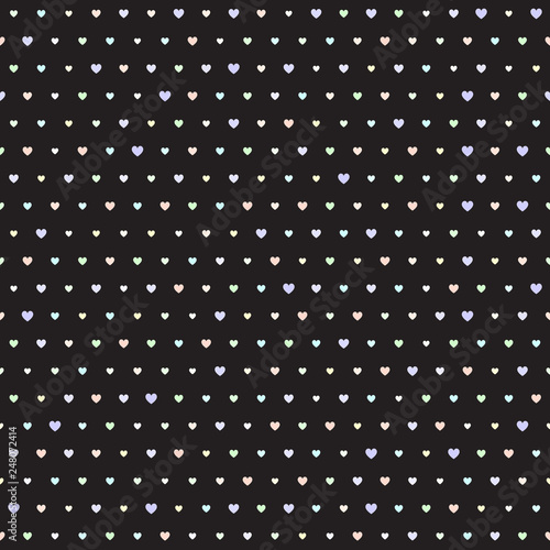 Heart pattern. Seamless vector