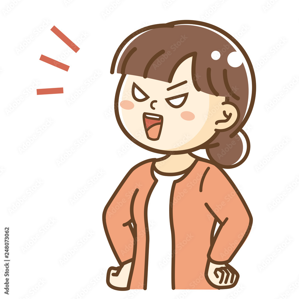 お母さん　怒り