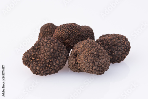 Truffles isolated on the white background