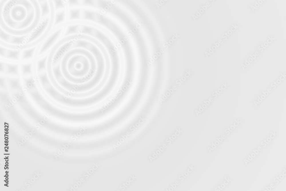 Abstract white rings sound oscillating, circle spin soft background Abstract white rings sound oscillating, circle spin soft background