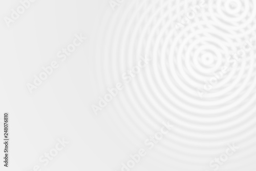 Abstract white rings sound oscillating  circle spin soft background