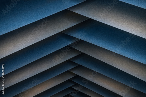 Abstract metal symmetric line levels warm and cold glitch background