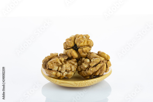 Walnuts Isolated on White Background