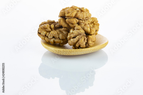 Walnuts Isolated on White Background
