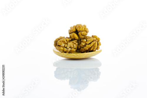 Walnuts Isolated on White Background