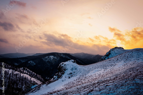 Torgashinsky ridge, mountains