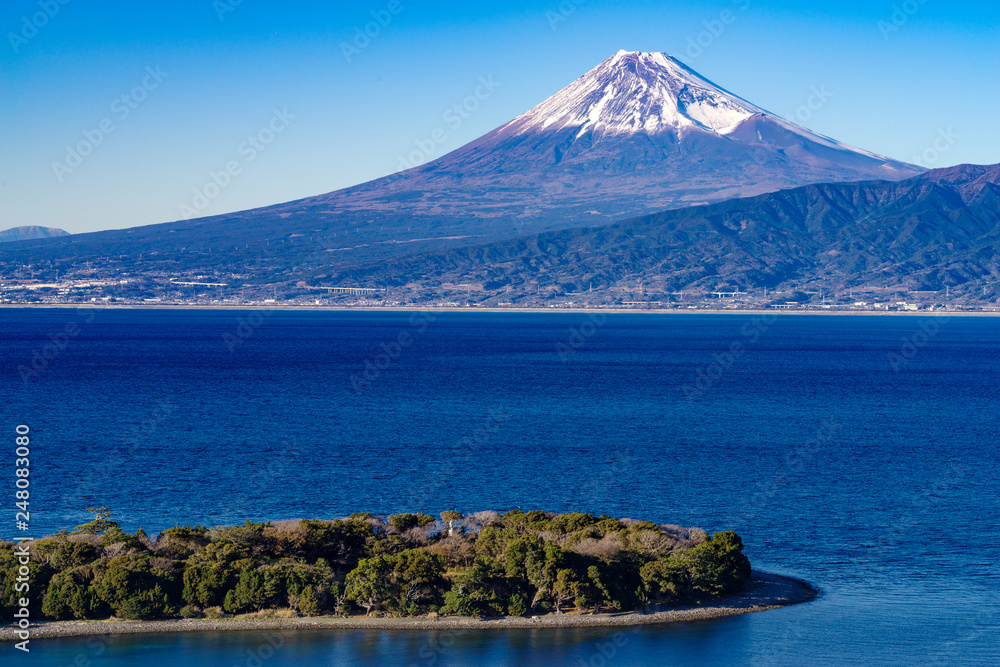 Mt. Fuji Sizuoka side and Osezaki in Japan