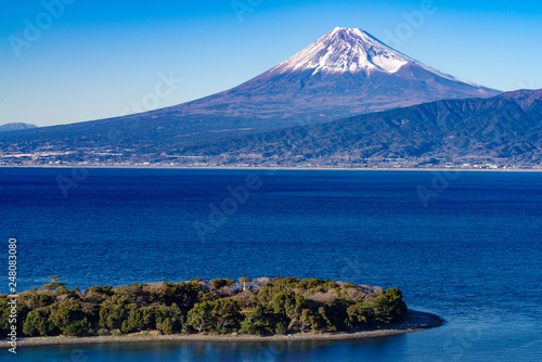 Mt. Fuji Sizuoka side and Osezaki in Japan