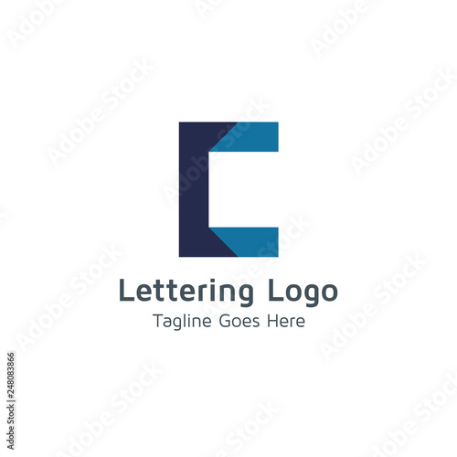 Lettering C Vector