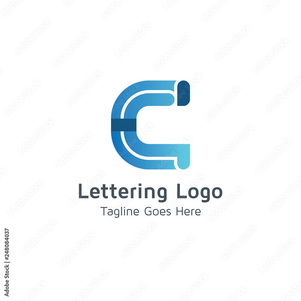 Lettering C Vector Lettering C Vector