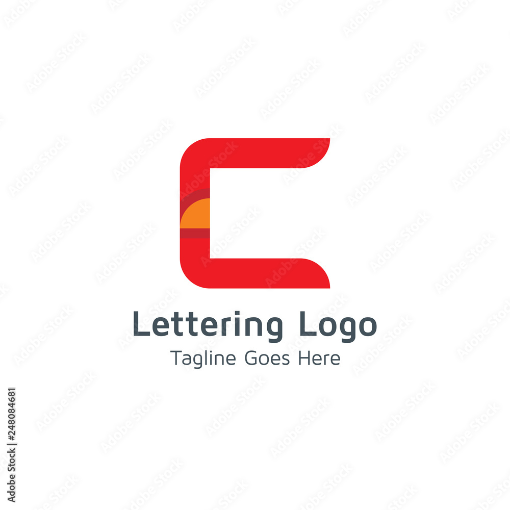 Lettering C Vector Lettering C Vector