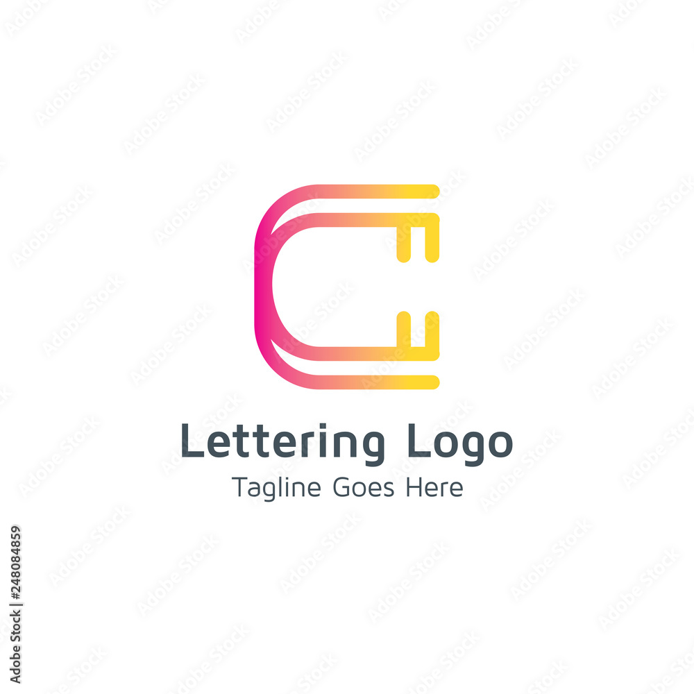 Lettering C Vector Lettering C Vector