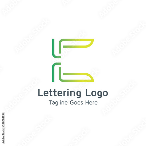 Lettering C Vector