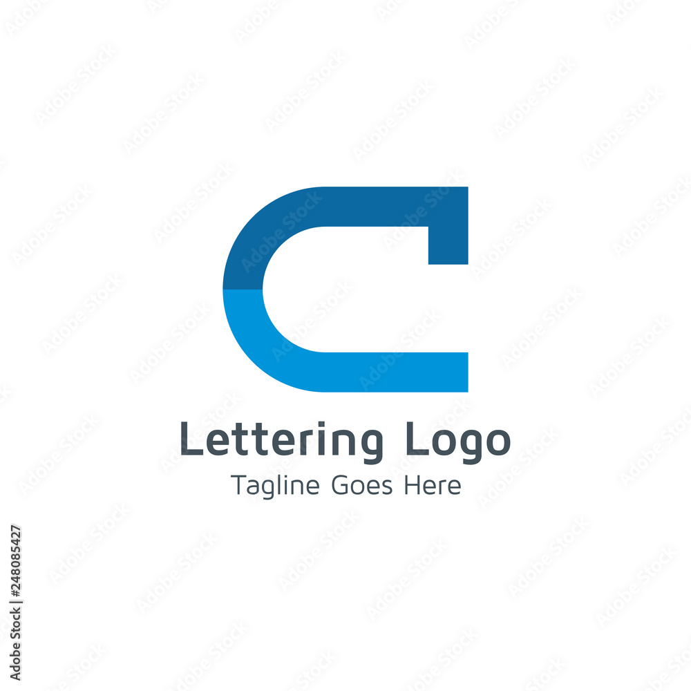 Lettering C Vector Lettering C Vector