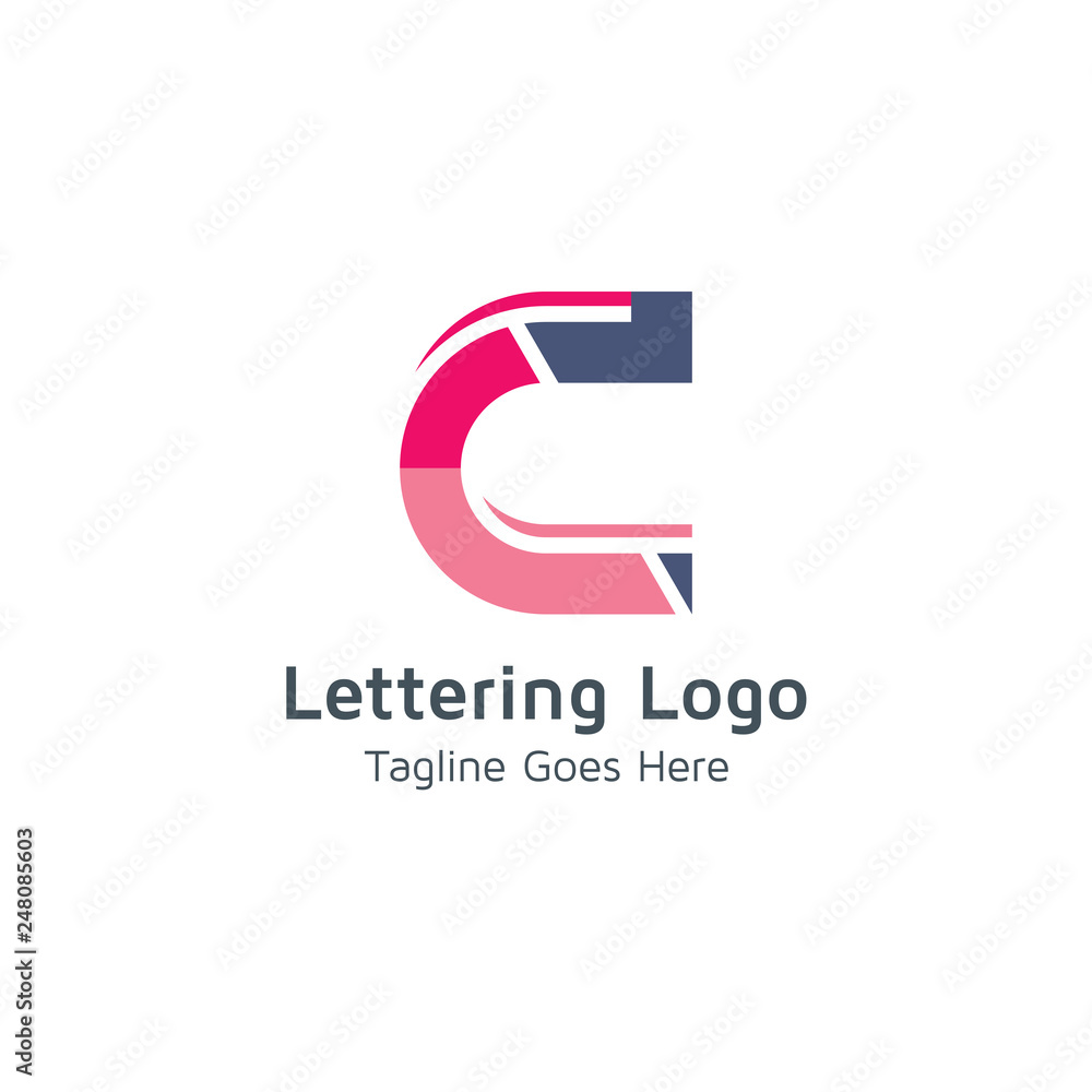 Lettering C Vector Lettering C Vector