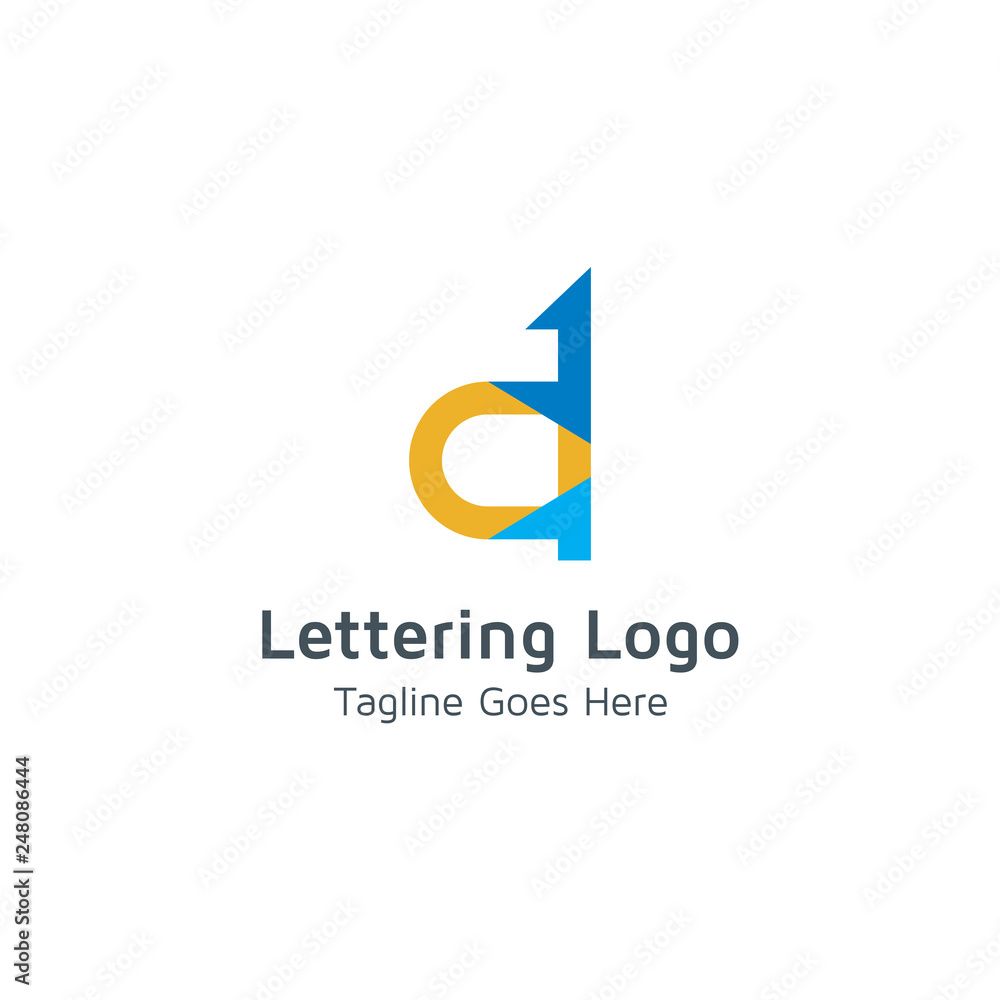 Lettering D Vector Lettering D Vector