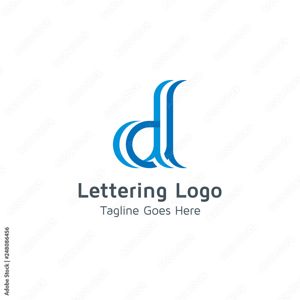 Lettering D Vector Lettering D Vector