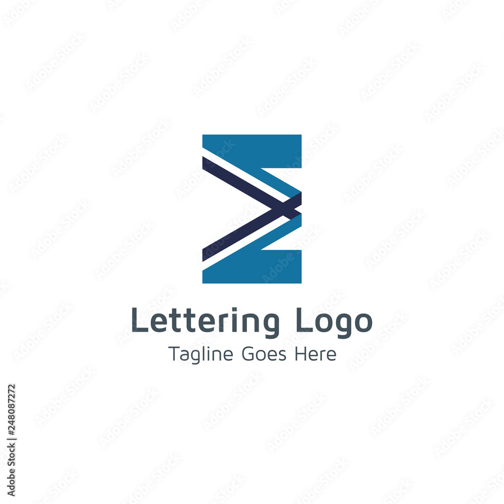 Lettering E Vector Lettering E Vector