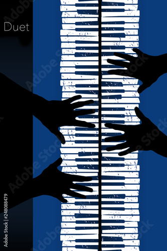 Here is an image about piano duets.