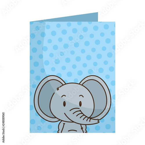 cute little elephant character