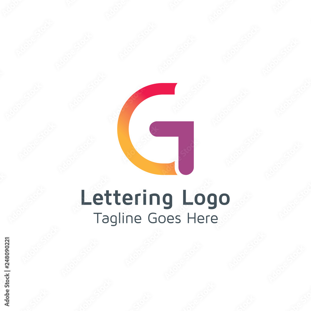 Lettering G Vector Lettering G Vector