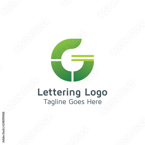 Lettering G Vector