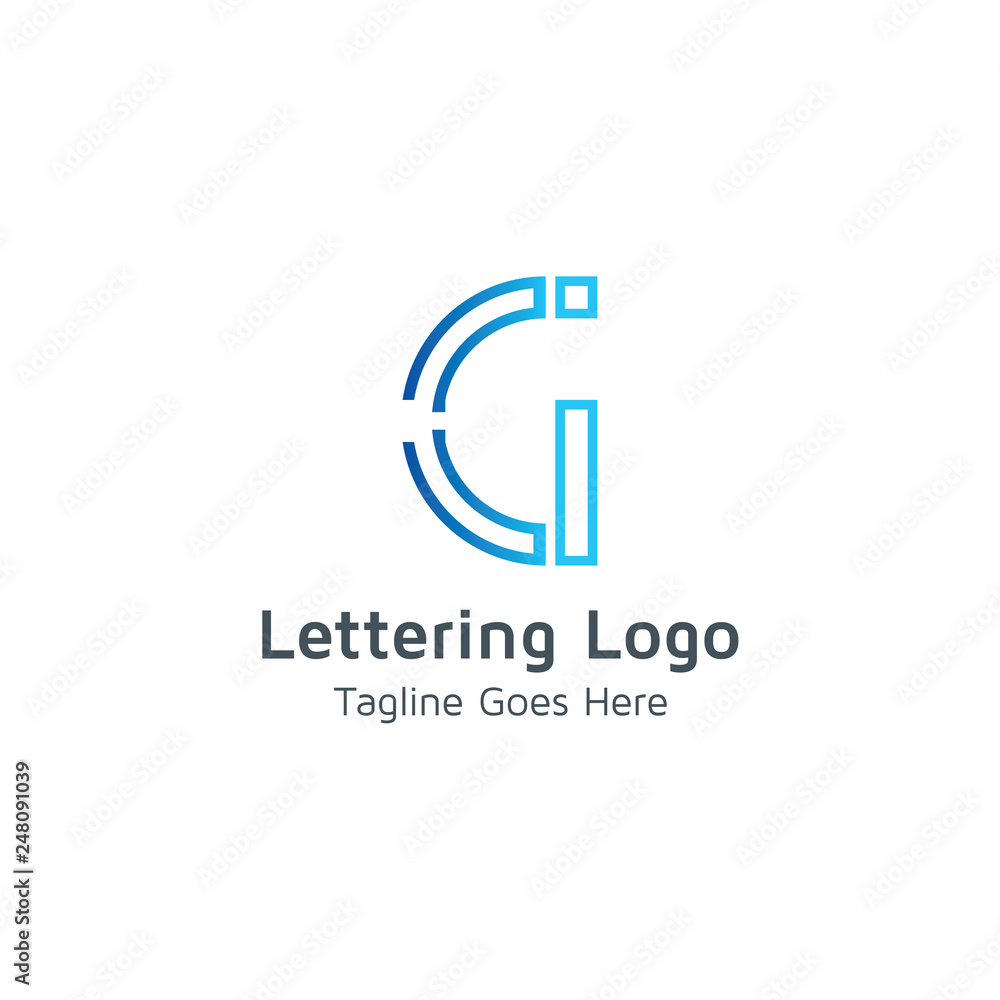 Lettering G Vector Lettering G Vector
