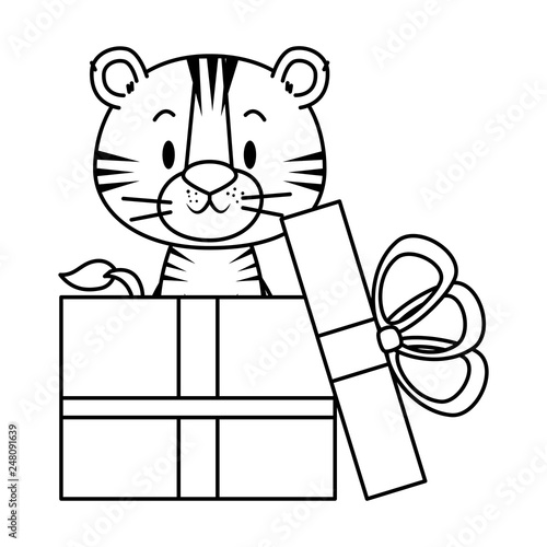 cute little tiger character