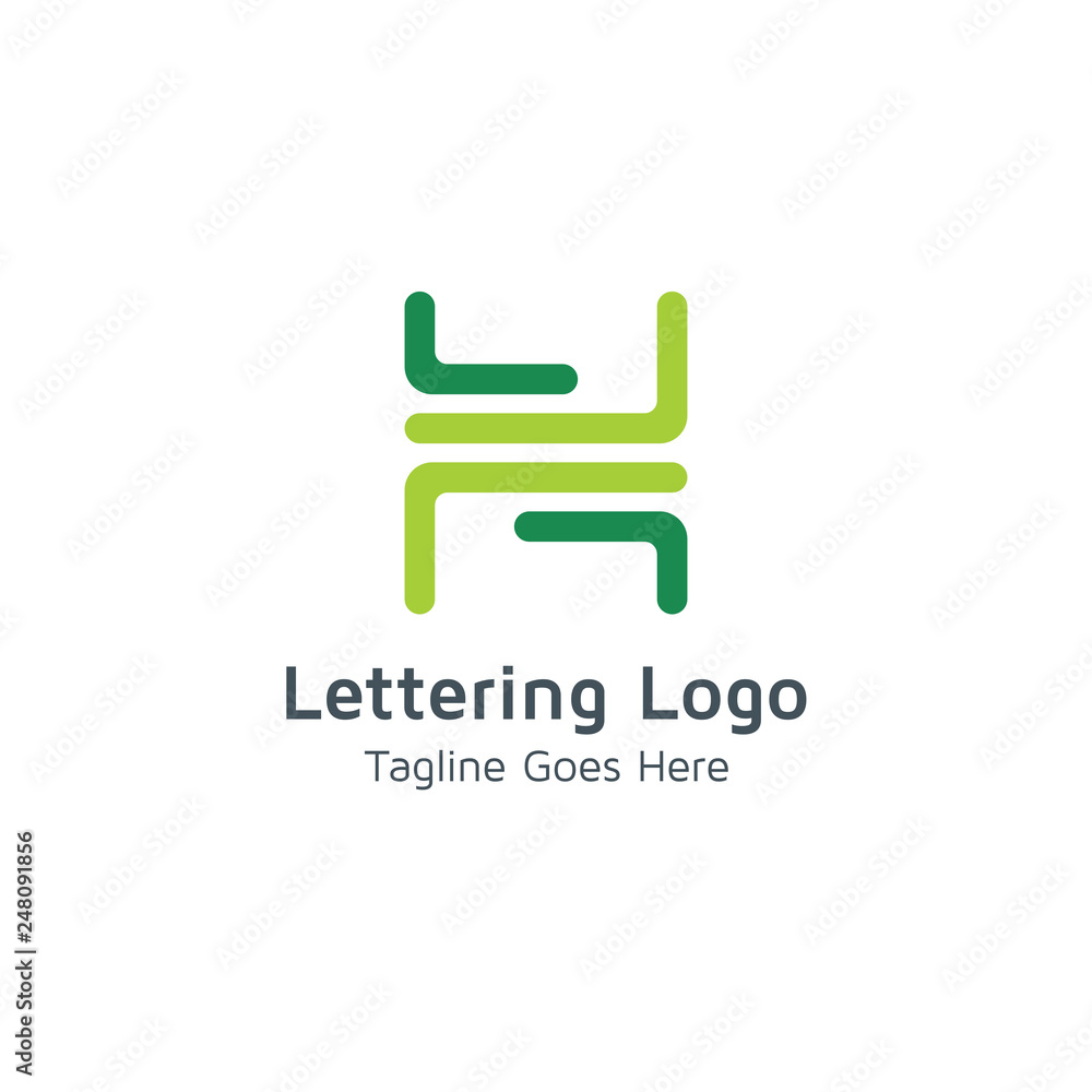 Lettering H Vector Lettering H Vector