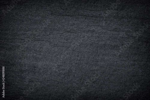 Dark grey black slate stone texture / stone background
