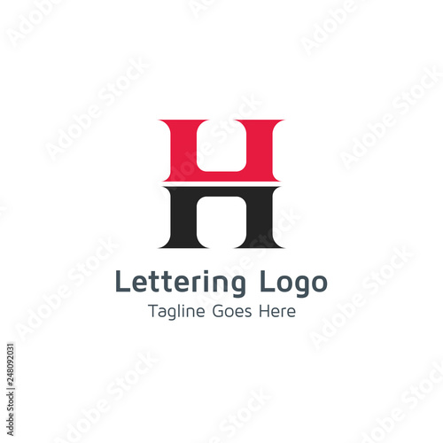 Lettering H Vector © Acongraphic