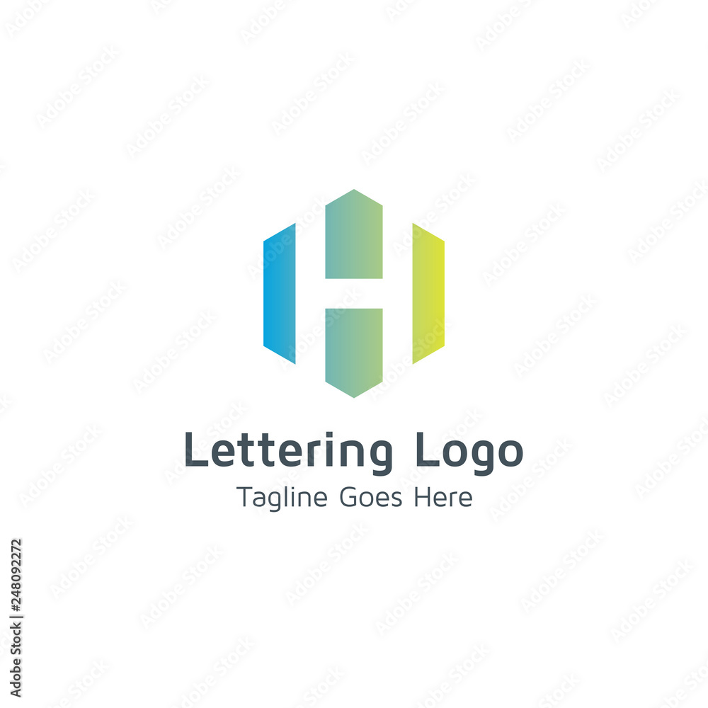 Lettering H Vector Lettering H Vector