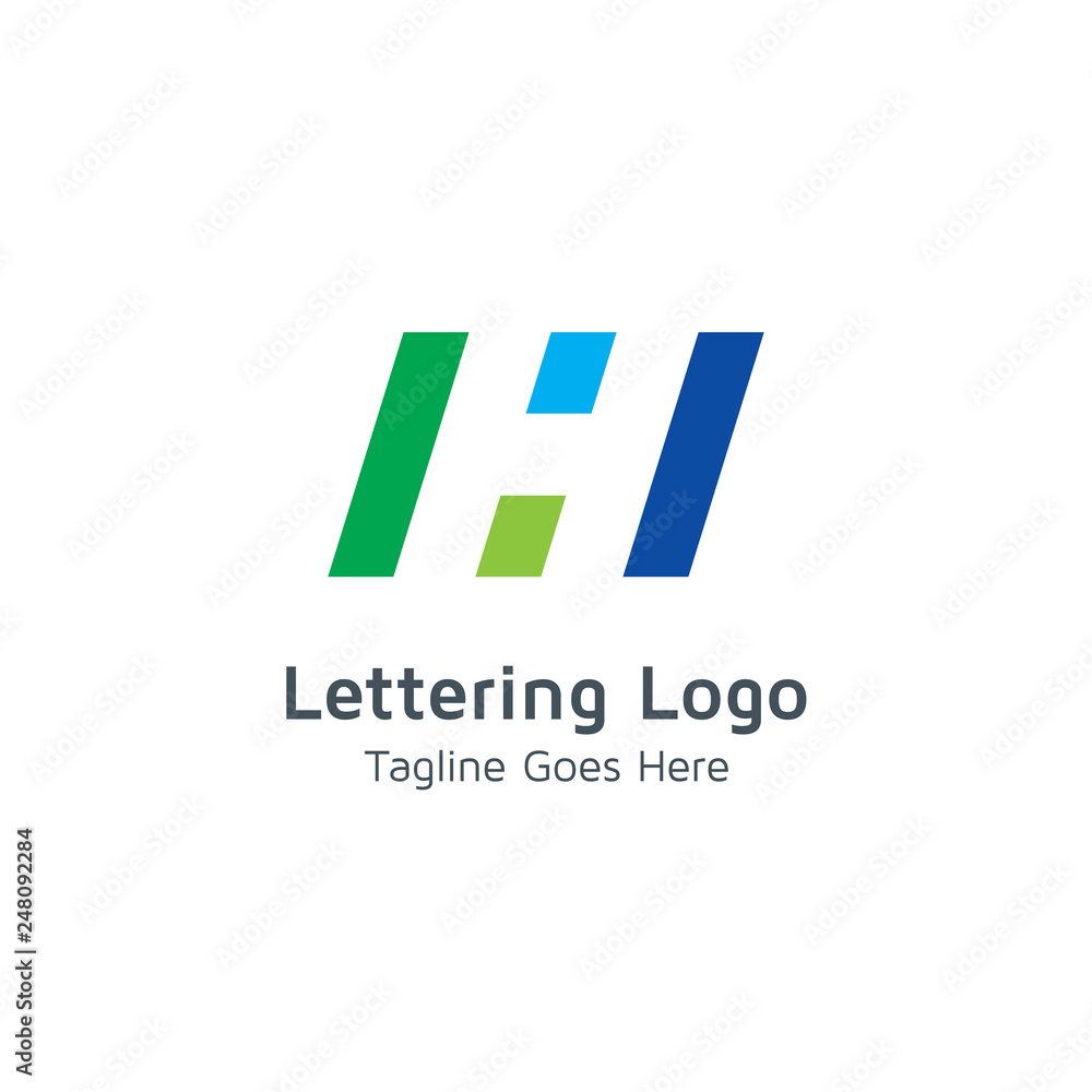 Lettering H Vector Lettering H Vector